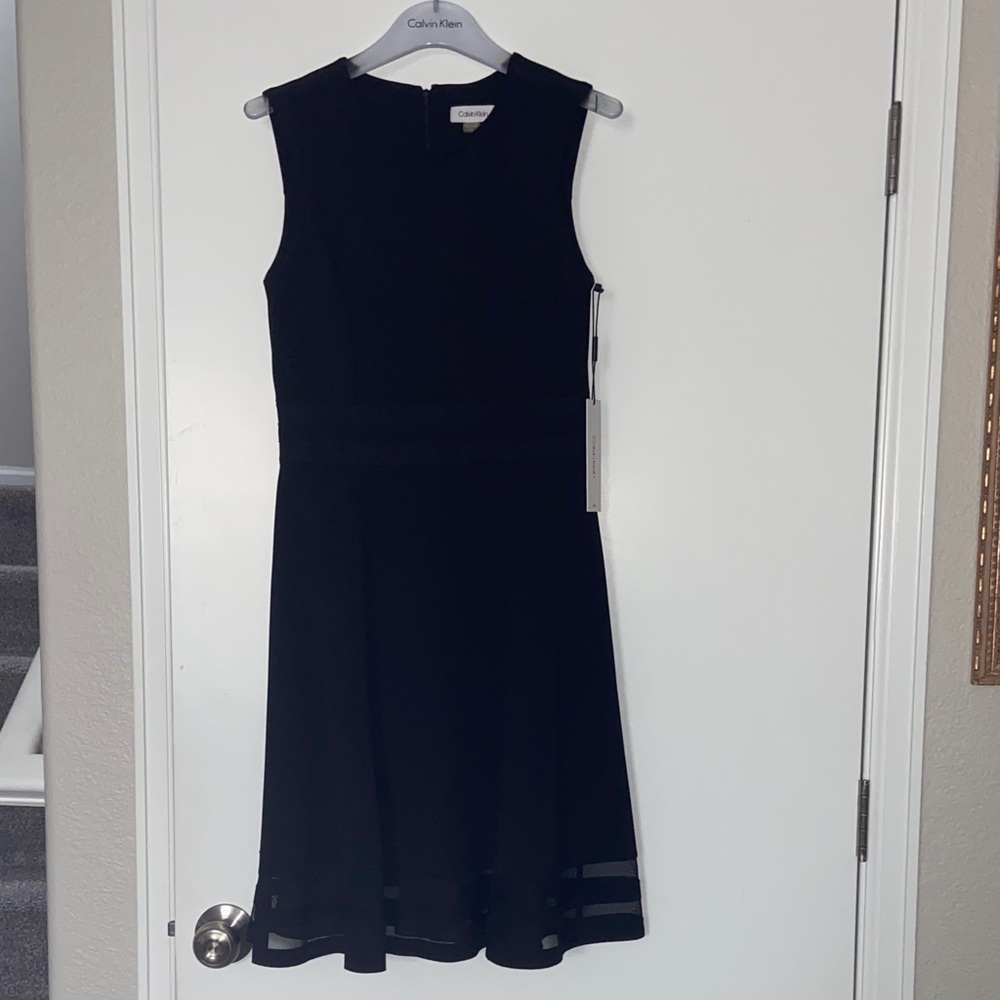 Calvin Klein Black Midi Dress